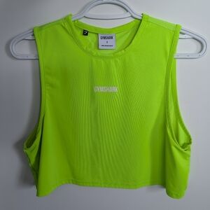 Training Cropped Tank - Lime - Small